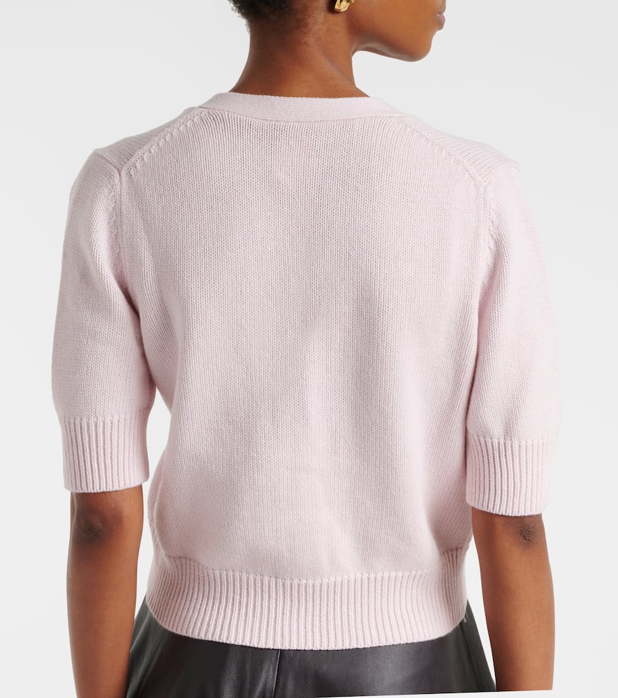 Cotton and cashmere cardigan