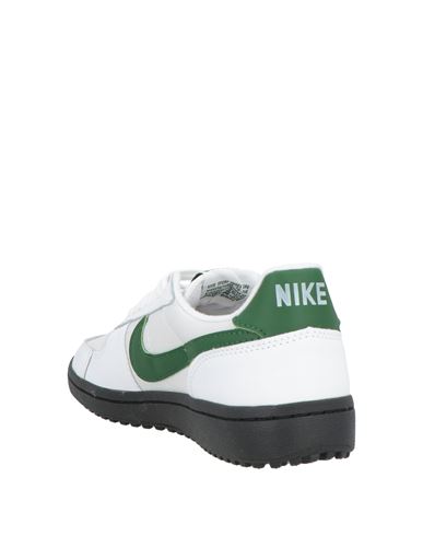 Nike Man Sneakers White Size 11 Leather, Textile fibers