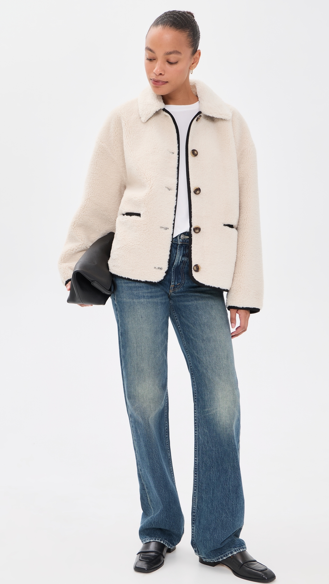 Anika Jacket Cream/Black