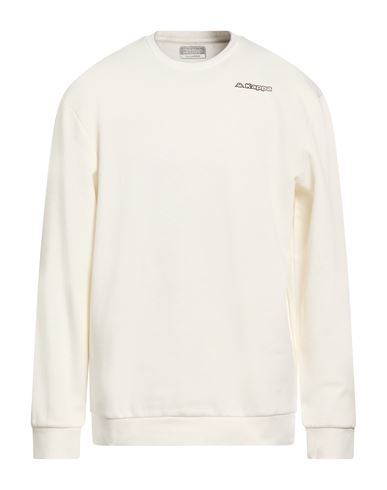 Man Sweatshirt Off white Size XXL Cotton, Polyester