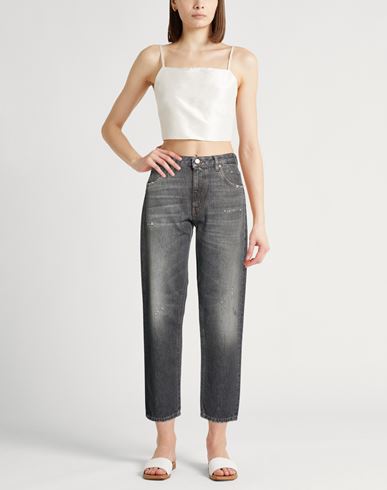 Woman Jeans Charcoal Size 26 Cotton