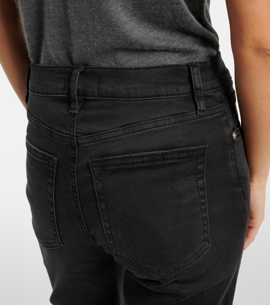 Le Sleek high-rise straight jeans