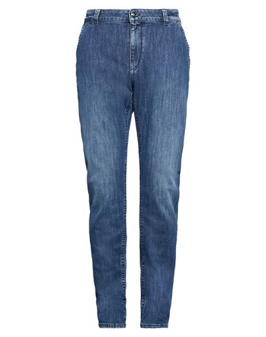 Man Jeans Blue Size 30 Cotton, Elastane