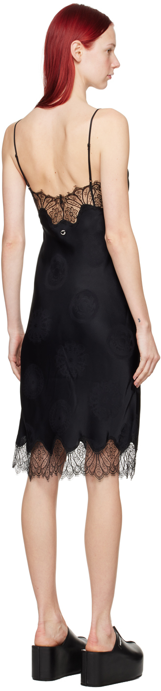 Coperni Black Cymatics Midi Dress