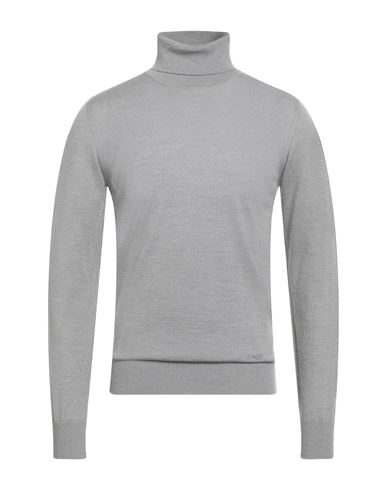 Emporio Armani Man Turtleneck Grey Size 40 Virgin Wool