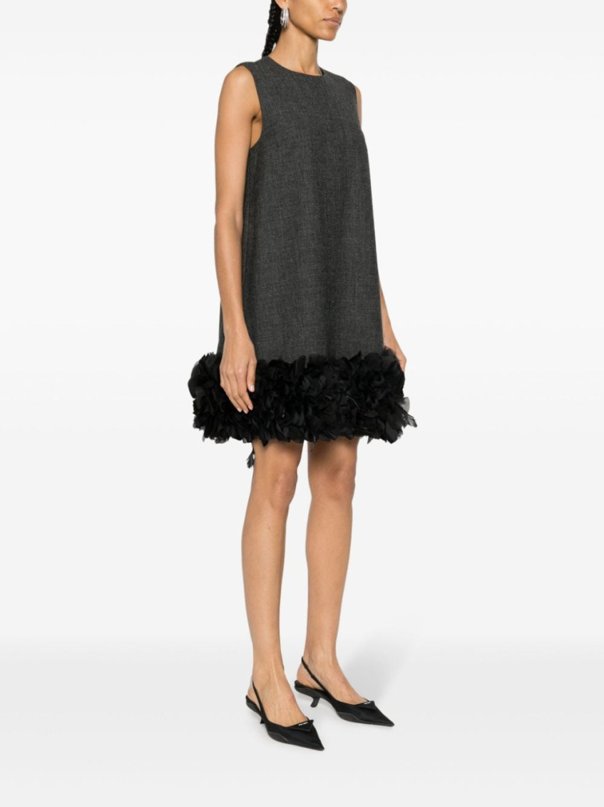 Crewneck Sleeveless Dress