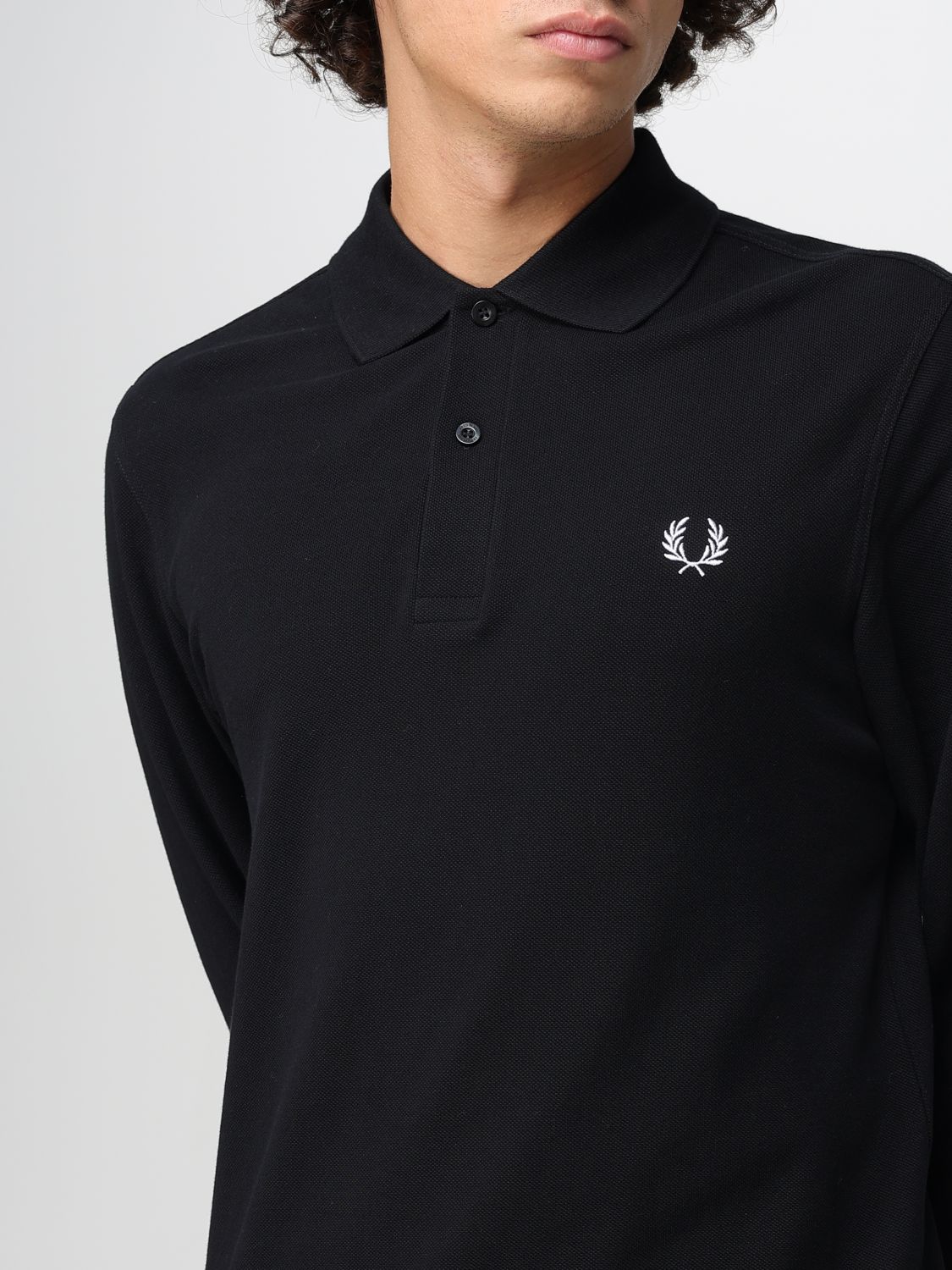 Polo Shirt Men color Black