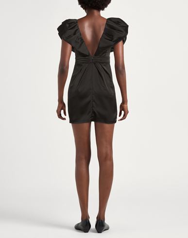 Woman Mini dress Black Size M Polyester, Elastane