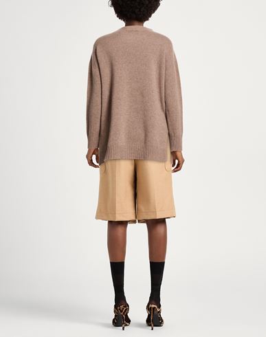 Malìparmi Woman Sweater Light brown Size S Merino Wool, Cashmere
