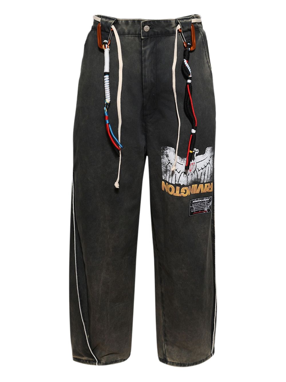 RRR123 cotton jeans - Black