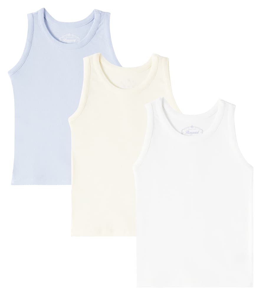 Athis set of 3 cotton tank tops
