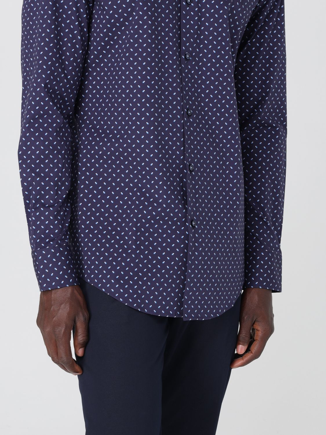 Shirt BOSS Men color Blue