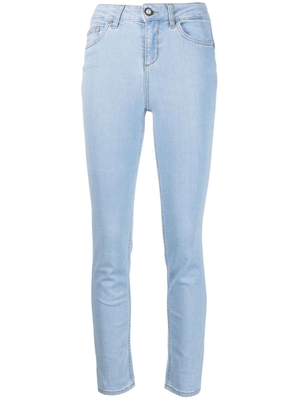 Cropped skinny jeans - Blue