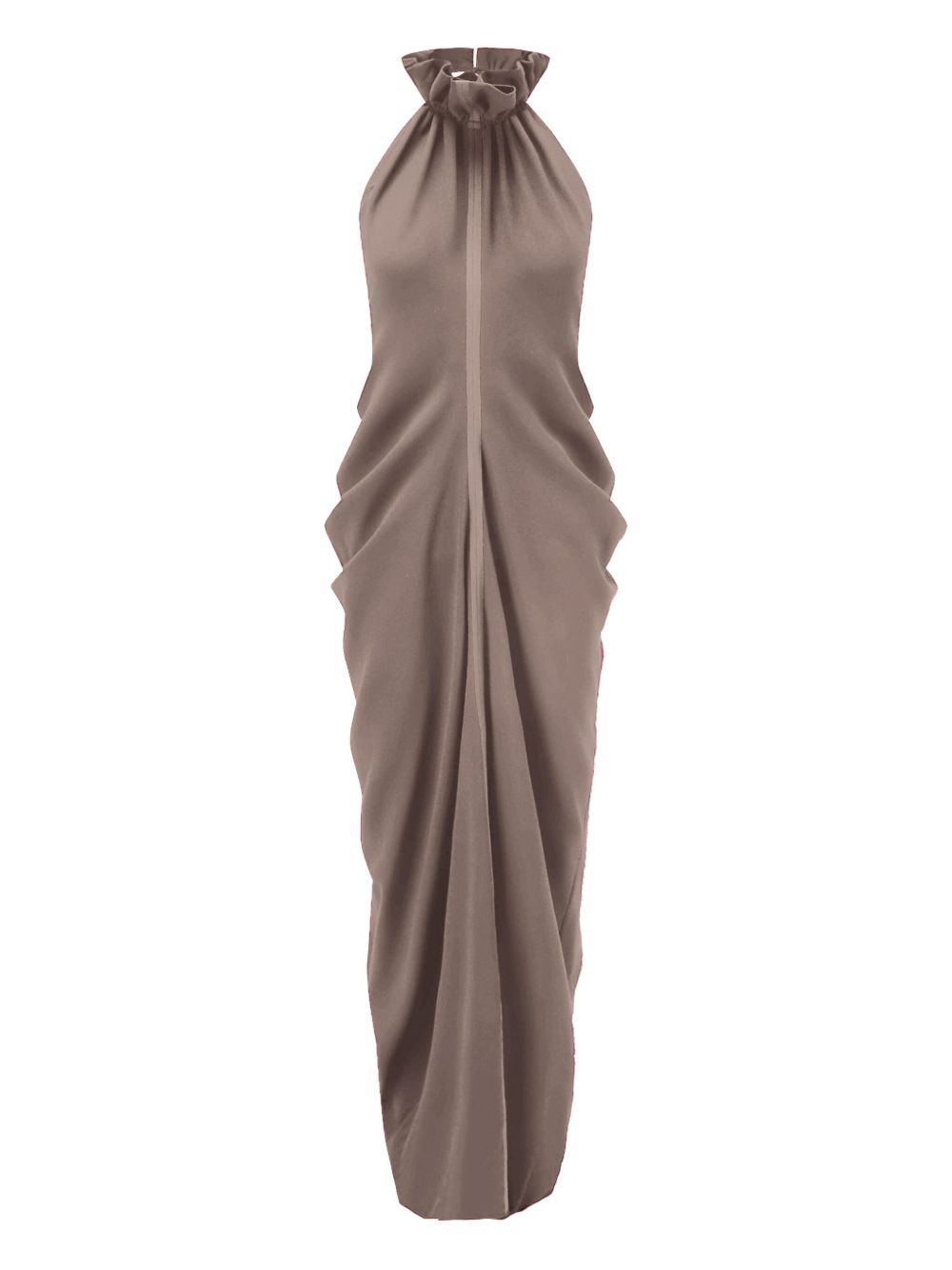 Halterneck maxi dress - Grey
