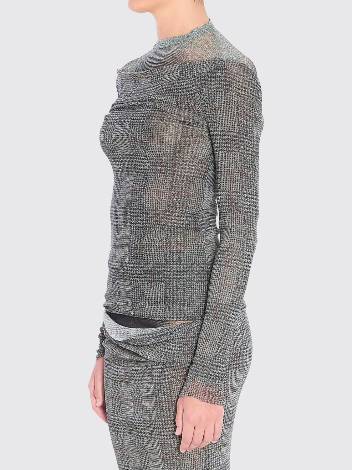 Top Woman color Grey