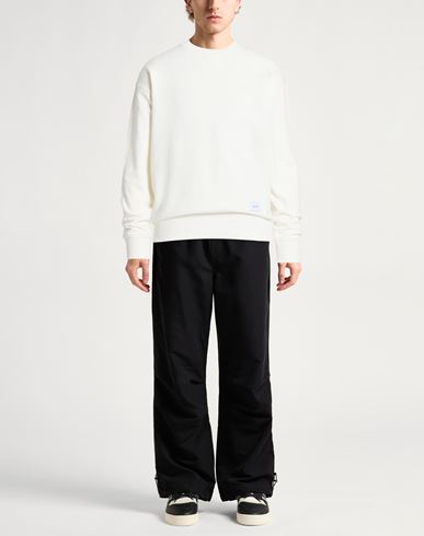 Man Sweatshirt White Size L Cotton