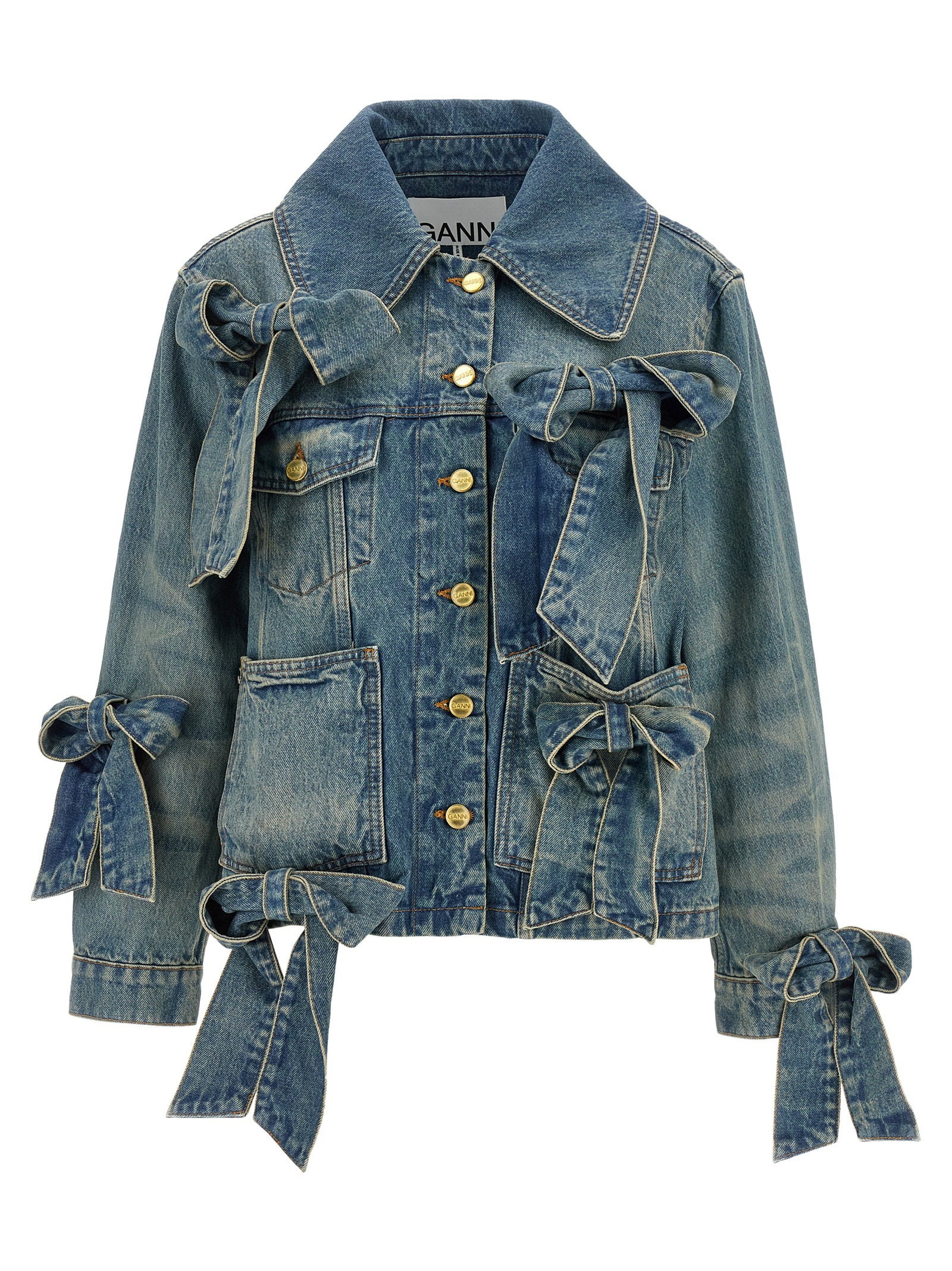 Light Rigid Denim Jacket — blue