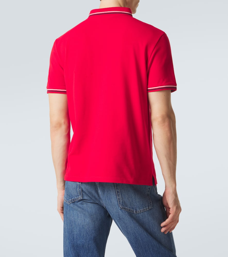 Cotton piqué polo shirt
