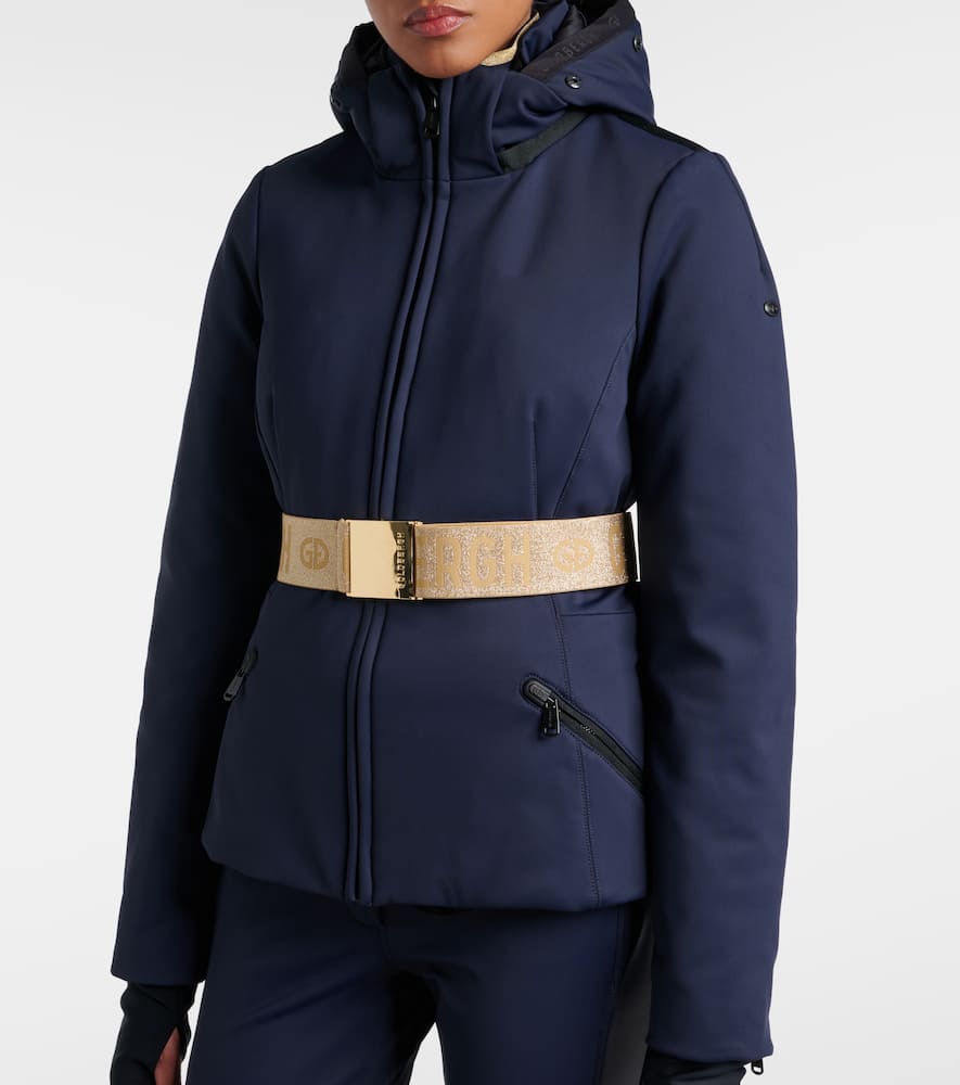 Hida faux fur-trimmed down ski jacket
