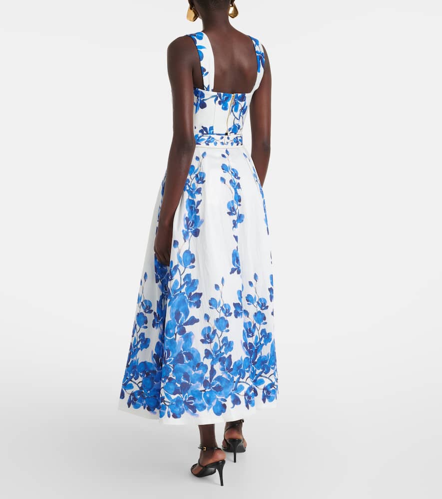Rebecca Vallance Orchid Blues floral top