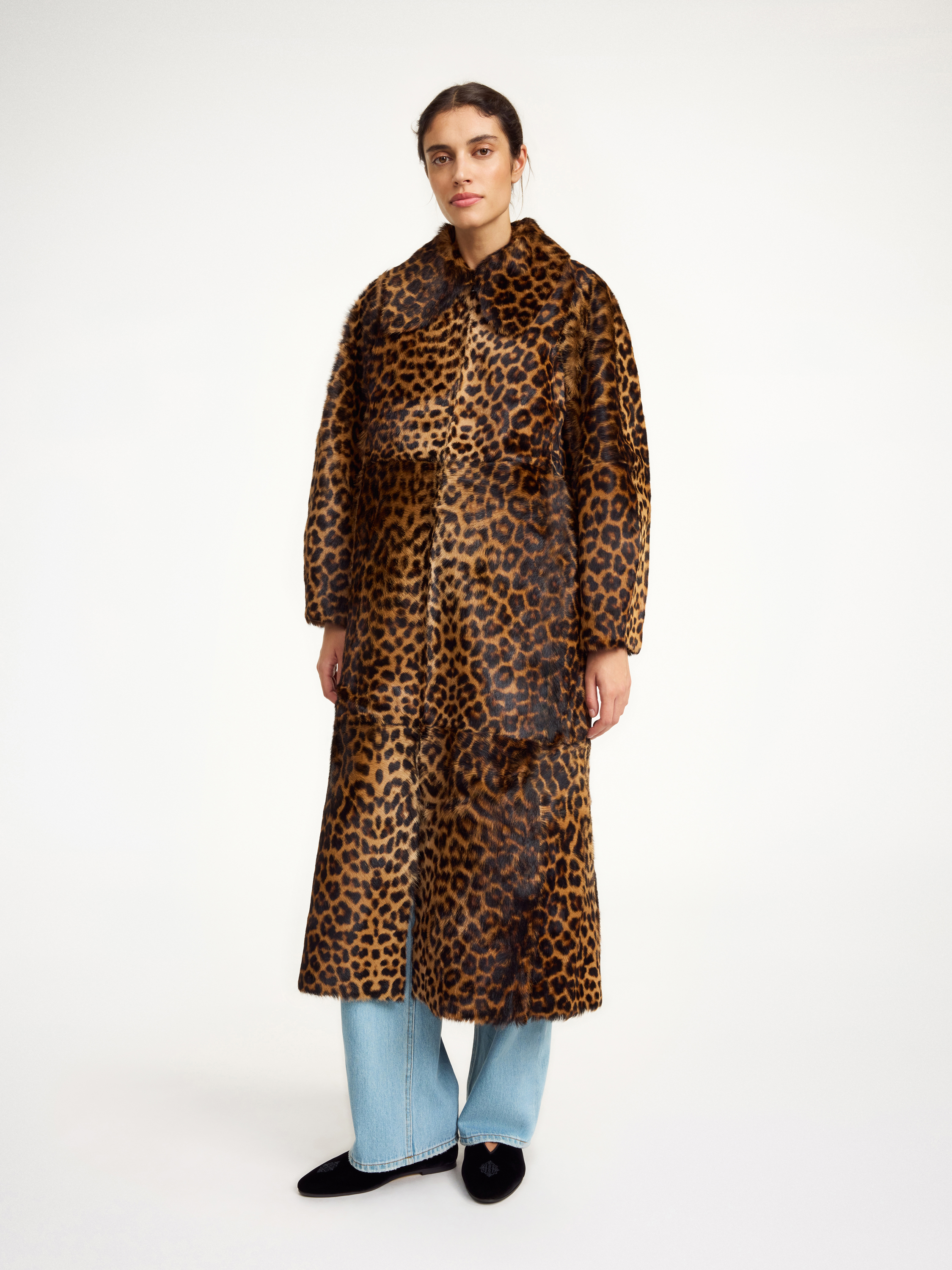 Rafaia Shearling Calf Coat
