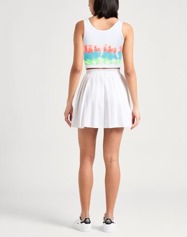Woman Top White Size L Cotton, Elastane