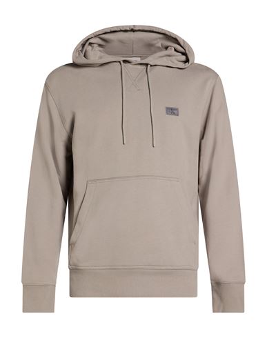 Man Sweatshirt Taupe Size XL Cotton