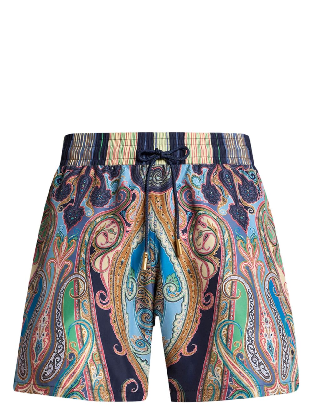 Paisley-print swim shorts - Blue