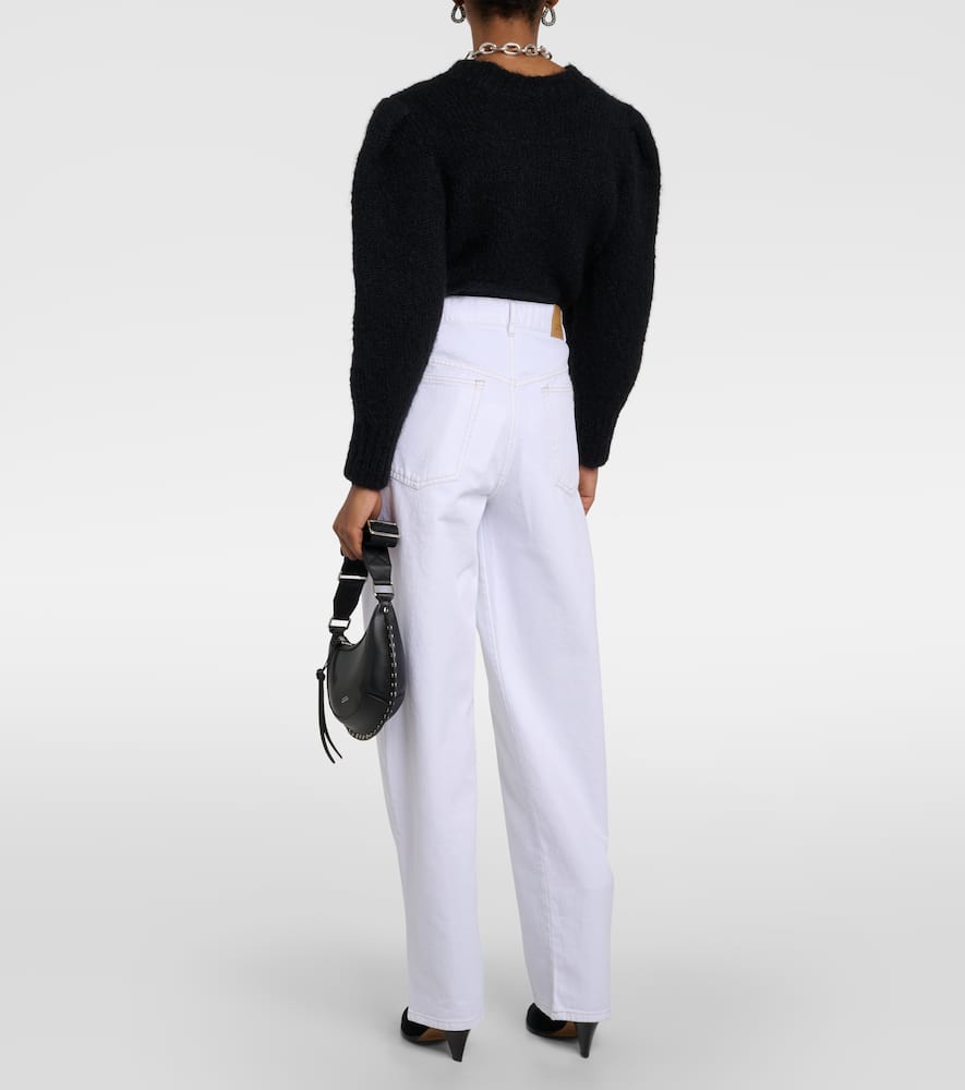 Vetan high-rise wide-leg jeans