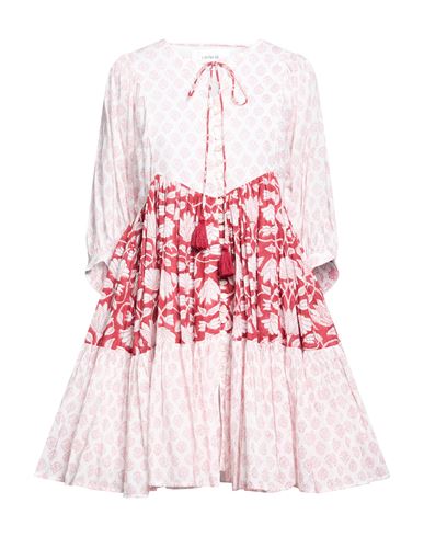 Woman Mini dress White Size L Cotton