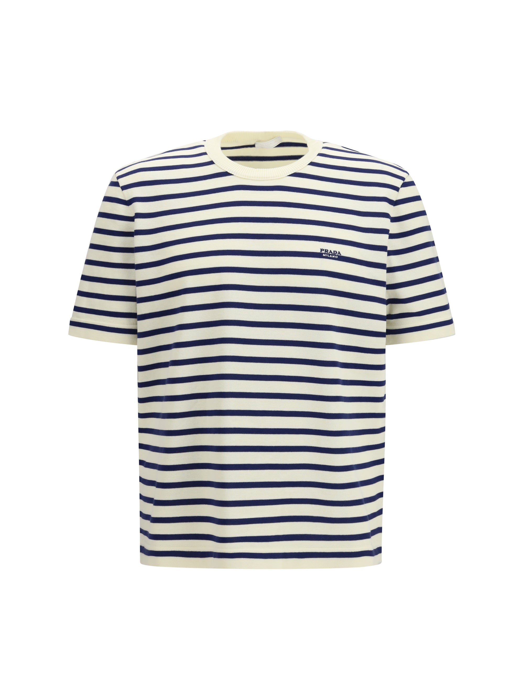 Striped Cotton Sweater — Multicolor