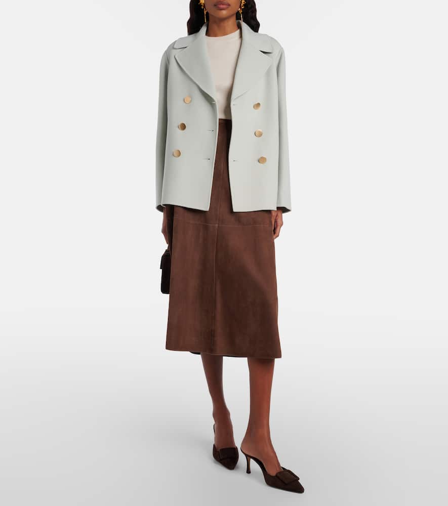 Margot double-breasted virgin wool jacket