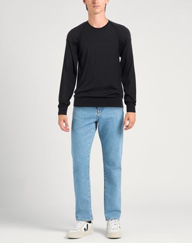 Man Sweater Black Size S Acrylic, Wool
