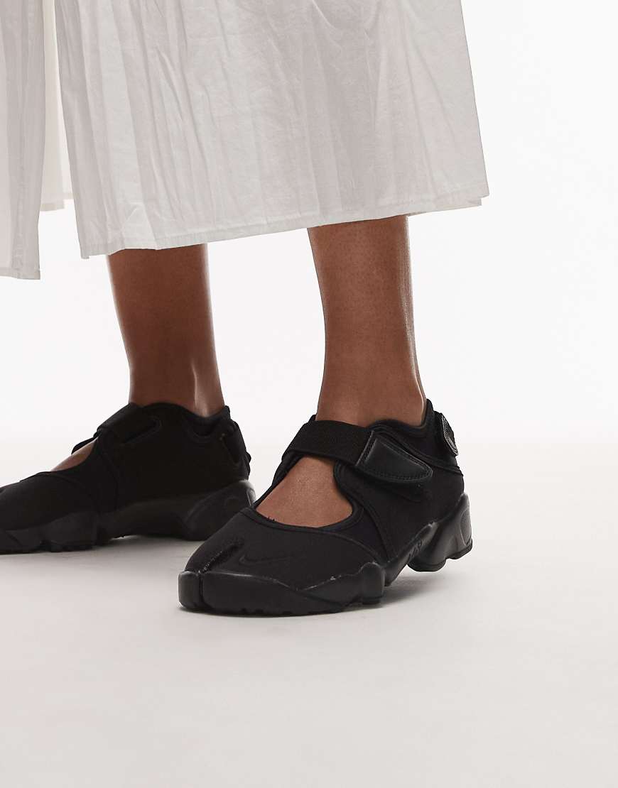 Nike Air Rift unisex trainers in black