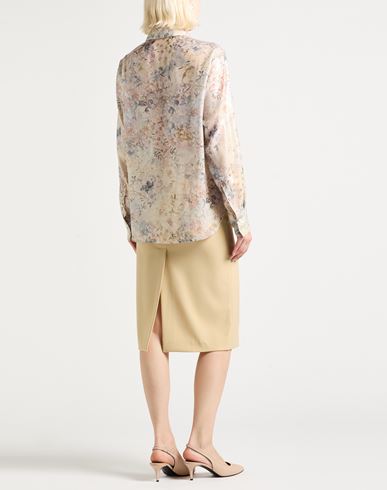 Woman Shirt Pastel yellow Size S Polyester