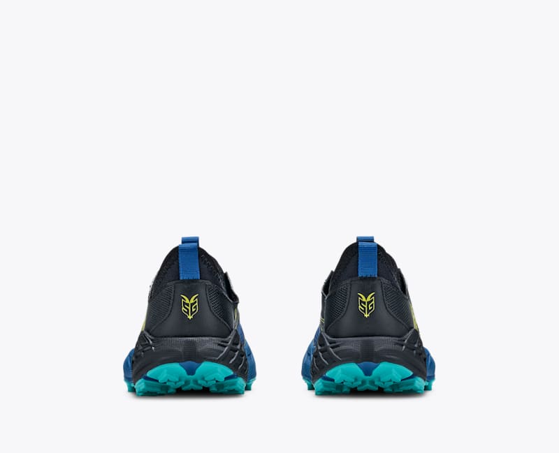 HOKA Speedgoat 7 Shoes in Black/Night Glow Blue