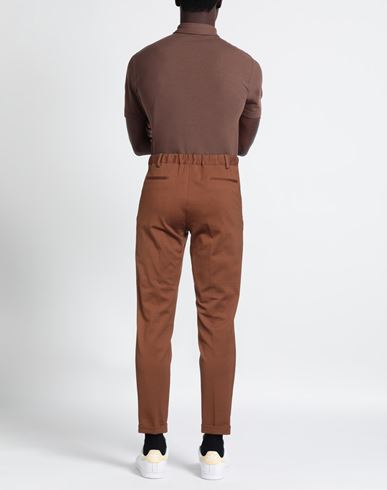 Man Pants Brown Size 32 Wool, Viscose, Elastane