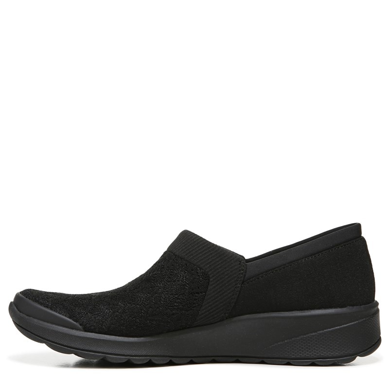 Women's Gia Slip On Shoes (Black Pointelle Knit)