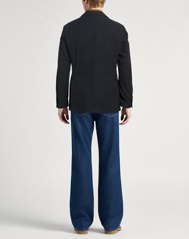 Man Blazer Midnight blue Size 38 Cotton