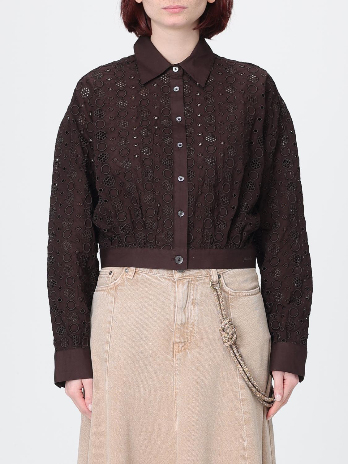 Shirt Woman color Brown