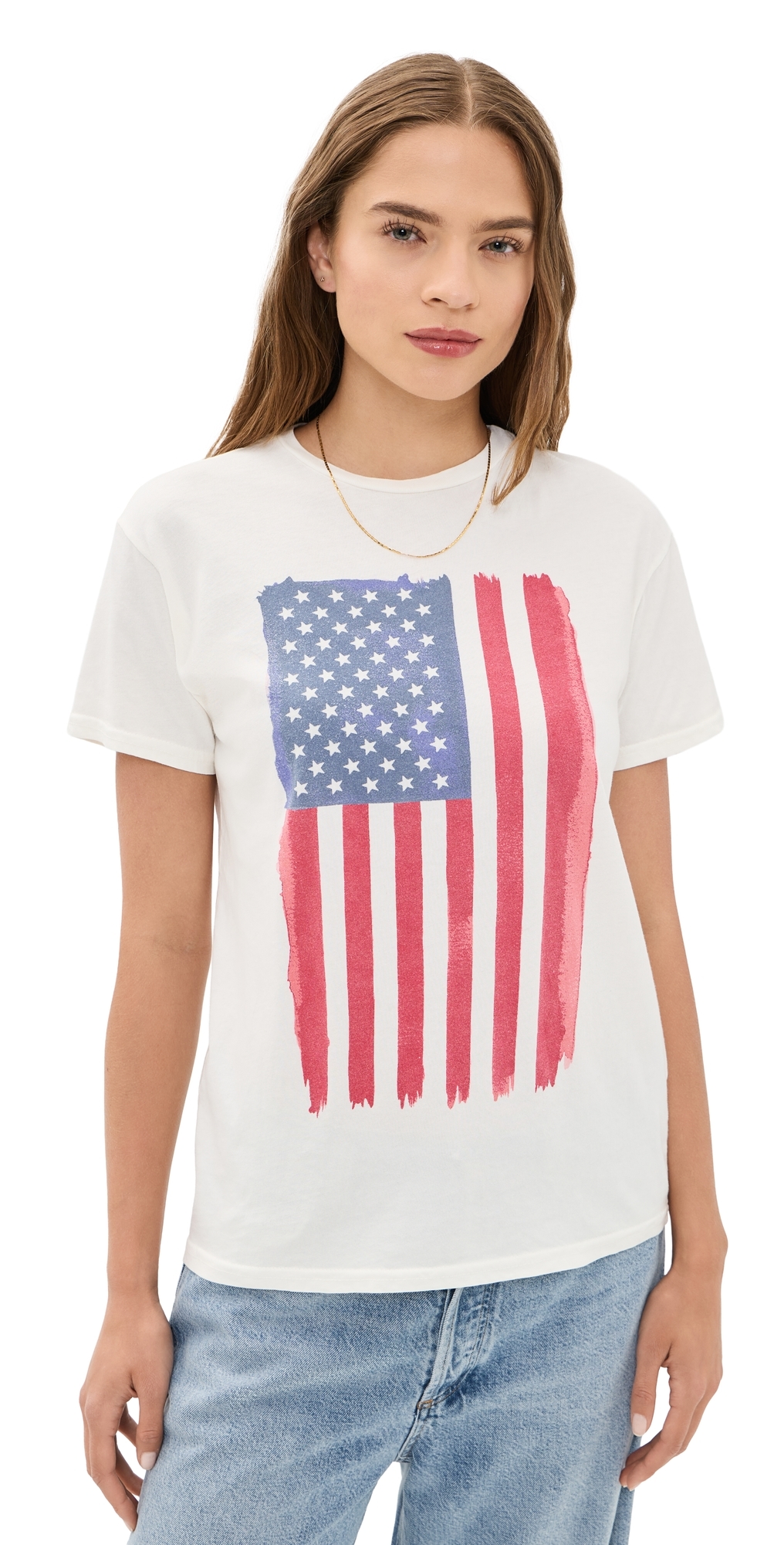 USA Vertical Flag Relaxed Tee AWH