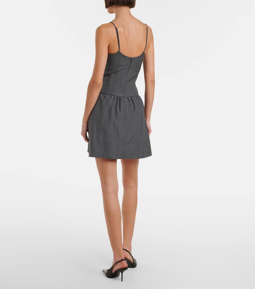 Pleated minidress
