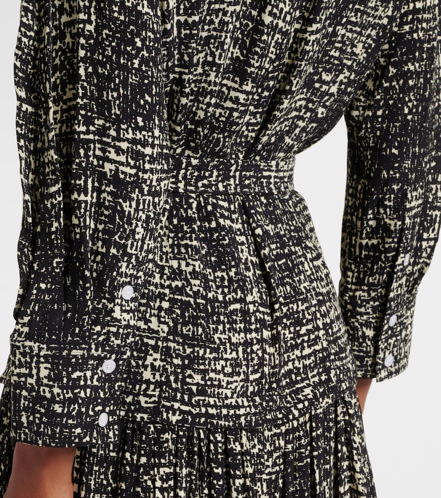 Harlow printed crêpe midi dress