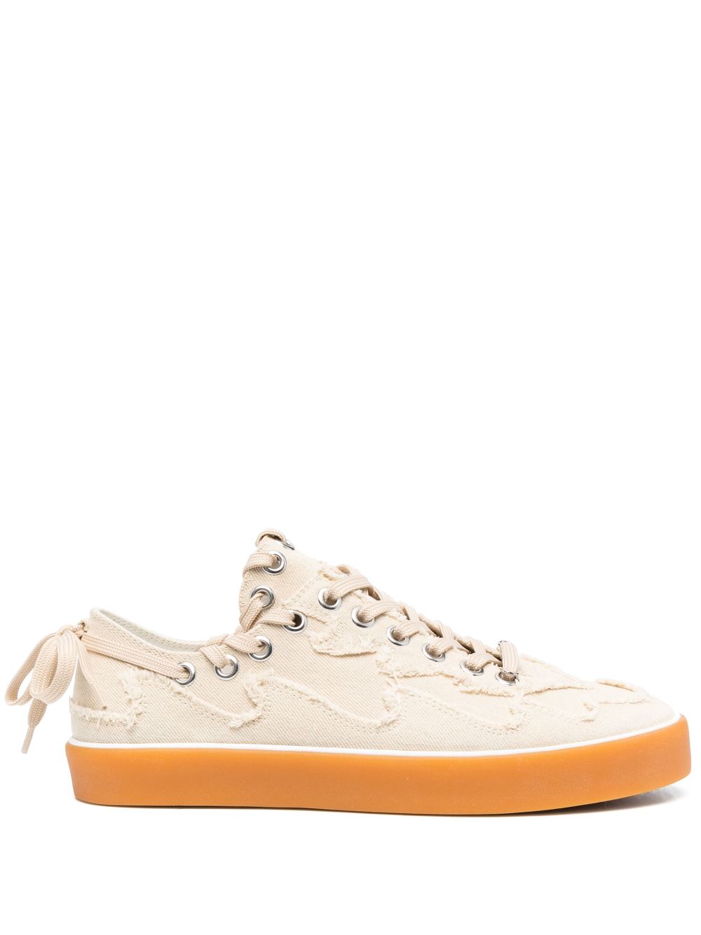 Kelly frayed detailed sneakers - Neutrals