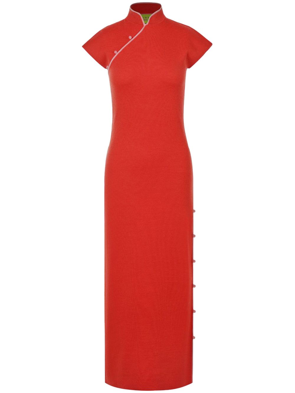 Reversible qipao dress - Red