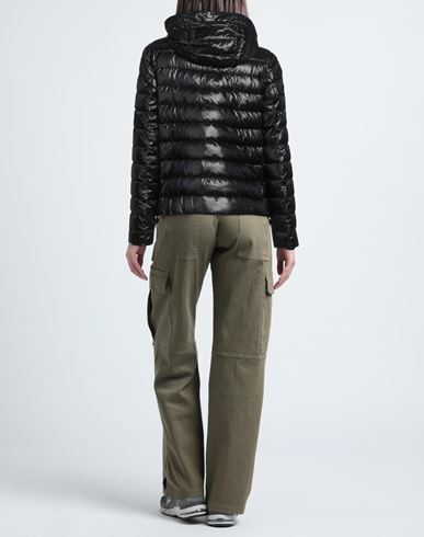 Woman Puffer Black Size 16 Polyamide, Polyester, Cotton, Viscose, Metallic fiber