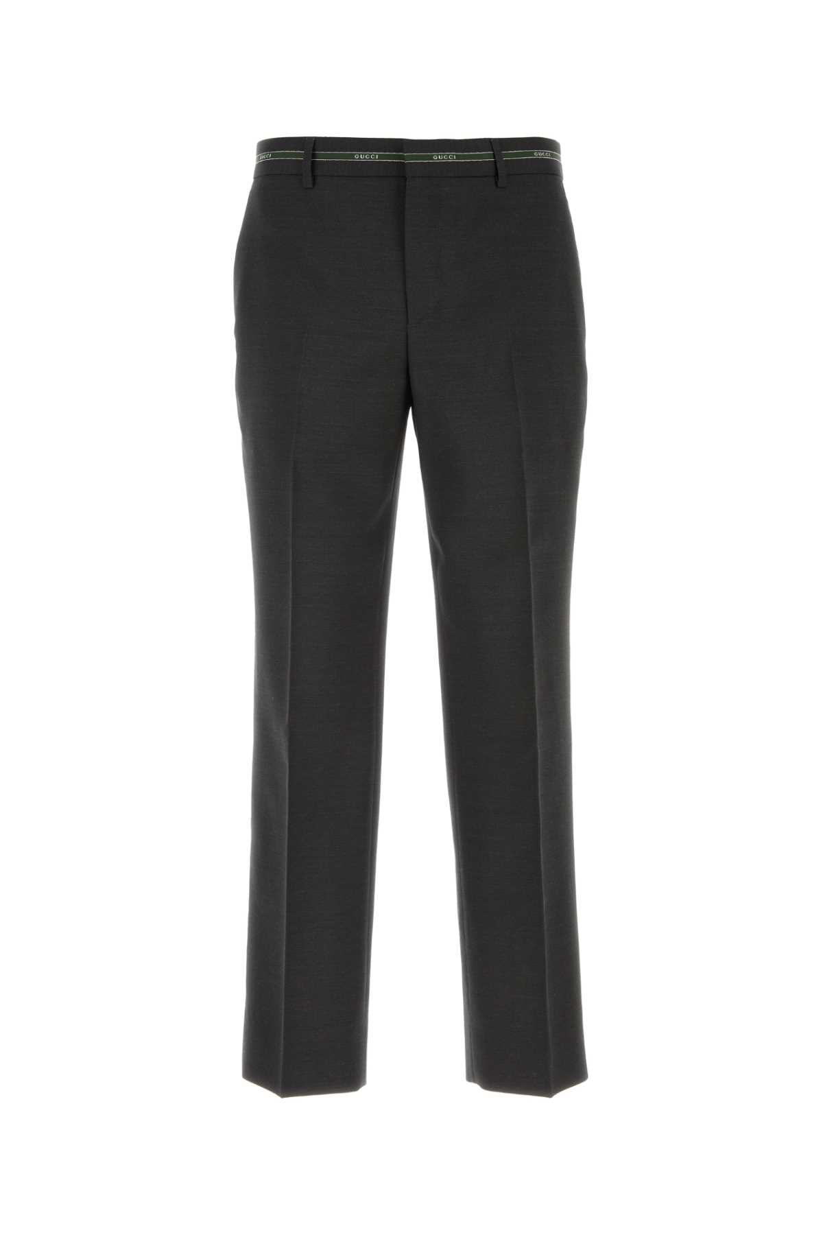 Wool Trousers — Gray