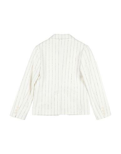 Kid Boy Blazer Off white Size 12 Cotton, Polyester