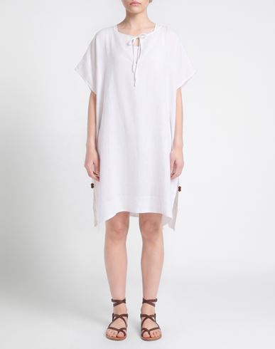 By Angelo Tarlazzi Woman Mini dress White Size M/L Linen