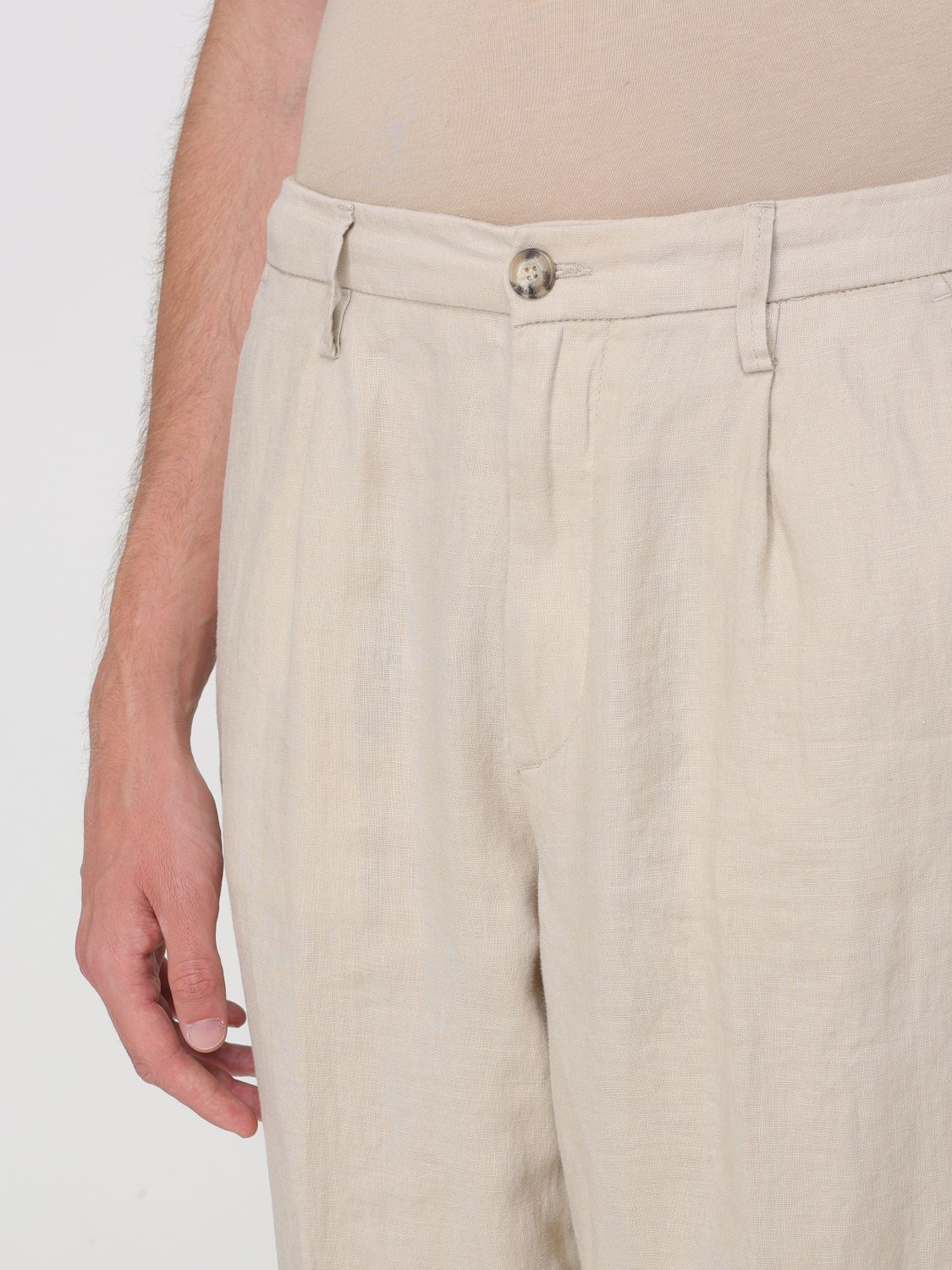 Pants Men color Beige